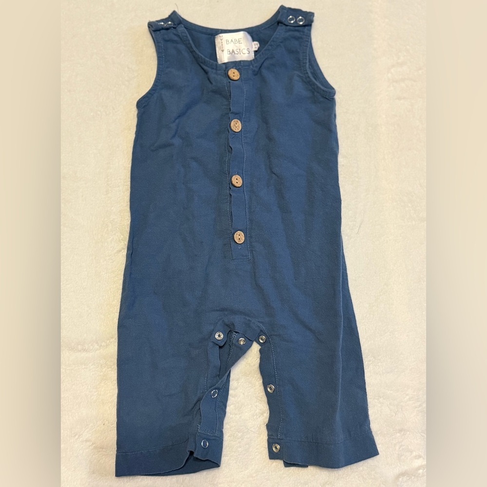 Cobalt Babe Basics Romper